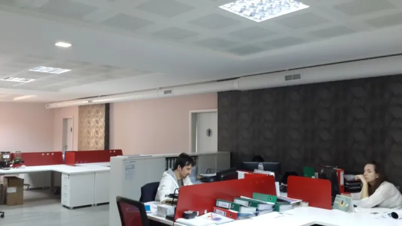 Office air conditioning installation