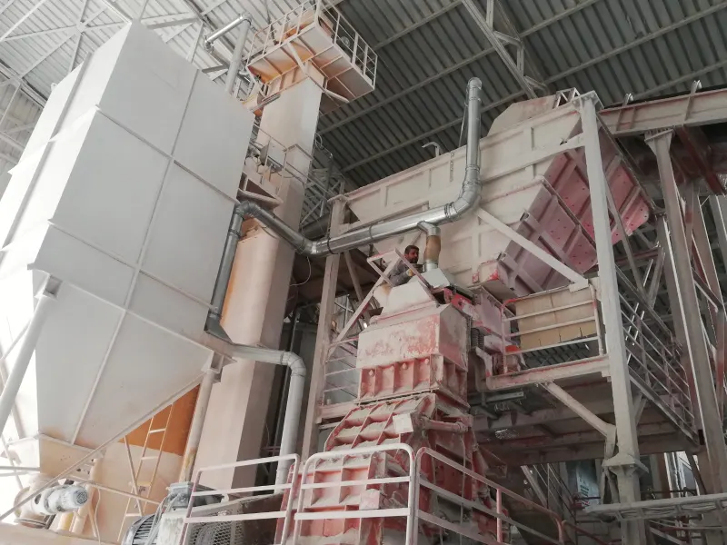 Dust collector at a mineral processing plant